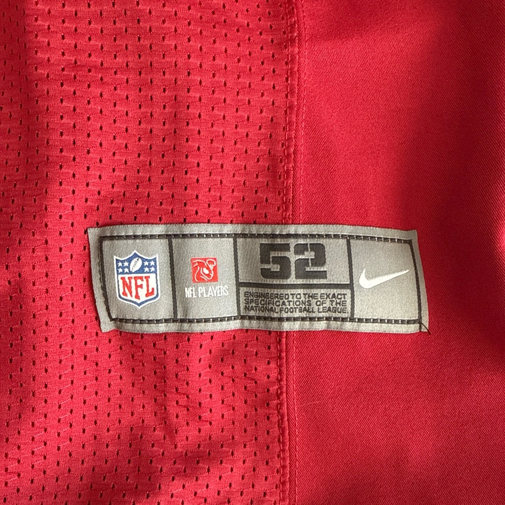 NFL Burgundy and Gold Men's Jersey - Picture 3 of 7